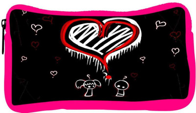

Snoogg Eco Friendly Canvas World Best Love Designer Student Pen Pencil Case Coin Purse Pouch Cosmetic Makeup Bag (PINK) Pouch(Multicolor)