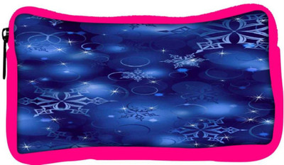 

Snoogg Eco Friendly Canvas Snowflakes 2699 Student Pen Pencil Case Coin Purse Pouch Cosmetic Makeup Bag (PINK) Pouch(Multicolor)