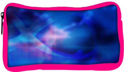 

Snoogg Eco Friendly Canvas Abstract Blue Colourback Designer Student Pen Pencil Case Coin Purse Pouch Cosmetic Makeup Bag (PINK) Pouch(Multicolor)