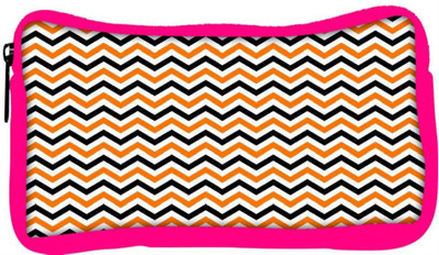 

Snoogg Eco Friendly Canvas Abstract Colorful Strips Designer Student Pen Pencil Case Coin Purse Pouch Cosmetic Makeup Bag (PINK) Pouch(Multicolor)
