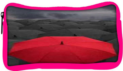 

Snoogg Eco Friendly Canvas Red Umbrella Designer Student Pen Pencil Case Coin Purse Pouch Cosmetic Makeup Bag (PINK) Pouch(Multicolor)