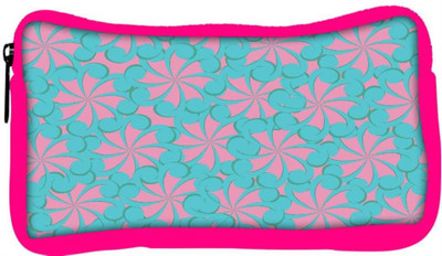 

Snoogg Eco Friendly Canvas Blue And Pink Pattern Designer Student Pen Pencil Case Coin Purse Pouch Cosmetic Makeup Bag (PINK) Pouch(Multicolor)