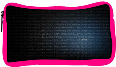 

Snoogg Eco Friendly Canvas Codes Designer Student Pen Pencil Case Coin Purse Pouch Cosmetic Makeup Bag (PINK) Pouch(Multicolor)