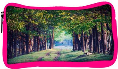 

Snoogg Eco Friendly Canvas Pathway In Forest Designer Student Pen Pencil Case Coin Purse Pouch Cosmetic Makeup Bag (PINK) Pouch(Multicolor)