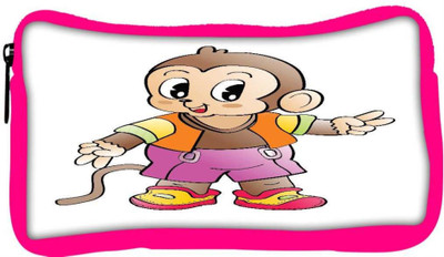 

Snoogg Eco Friendly Canvas Comic Character Background Student Pen Pencil Case Coin Purse Pouch Cosmetic Makeup Bag (PINK) Pouch(Multicolor)