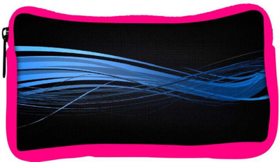 

Snoogg Eco Friendly Canvas Abstract Blue Design Designer Student Pen Pencil Case Coin Purse Pouch Cosmetic Makeup Bag (PINK) Pouch(Multicolor)