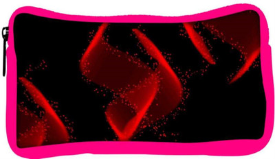 

Snoogg Eco Friendly Canvas Red Florasen Design Designer Student Pen Pencil Case Coin Purse Pouch Cosmetic Makeup Bag (PINK) Pouch(Multicolor)