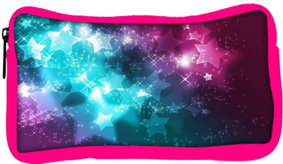 

Snoogg Eco Friendly Canvas Shiney Stars Designer Student Pen Pencil Case Coin Purse Pouch Cosmetic Makeup Bag (PINK) Pouch(Multicolor)