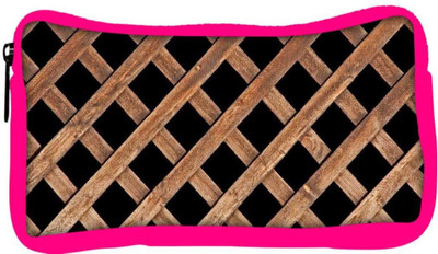 

Snoogg Eco Friendly Canvas Abstract Blocked Woods Designer Student Pen Pencil Case Coin Purse Pouch Cosmetic Makeup Bag (PINK) Pouch(Multicolor)