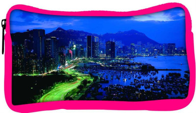 

Snoogg Eco Friendly Canvas City At Night Designer Student Pen Pencil Case Coin Purse Pouch Cosmetic Makeup Bag (PINK) Pouch(Multicolor)