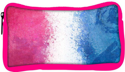 

Snoogg Eco Friendly Canvas Color Splashes Abstract Designer Student Pen Pencil Case Coin Purse Pouch Cosmetic Makeup Bag (PINK) Pouch(Multicolor)