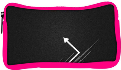 

Snoogg Eco Friendly Canvas Go Left Designer Student Pen Pencil Case Coin Purse Pouch Cosmetic Makeup Bag (PINK) Pouch(Multicolor)