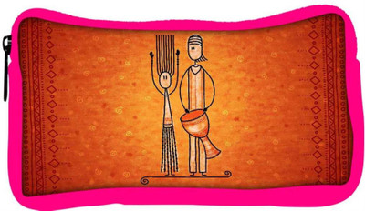 

Snoogg Eco Friendly Canvas Banjo Man Designer Student Pen Pencil Case Coin Purse Pouch Cosmetic Makeup Bag (PINK) Pouch(Multicolor)