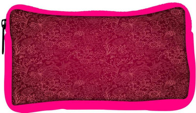 

Snoogg Eco Friendly Canvas Seamless Texture With Flowers Student Pen Pencil Case Coin Purse Pouch Cosmetic Makeup Bag (PINK) Pouch(Multicolor)