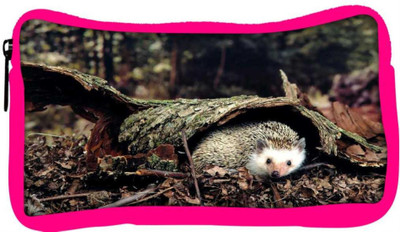 

Snoogg Eco Friendly Canvas Animal Under Tree Designer Student Pen Pencil Case Coin Purse Pouch Cosmetic Makeup Bag (PINK) Pouch(Multicolor)