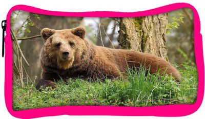 

Snoogg Eco Friendly Canvas Aged Bear Designer Student Pen Pencil Case Coin Purse Pouch Cosmetic Makeup Bag (PINK) Pouch(Multicolor)