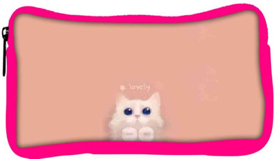 

Snoogg Eco Friendly Canvas I Am Lovely Student Pen Pencil Case Coin Purse Pouch Cosmetic Makeup Bag (PINK) Pouch(Multicolor)