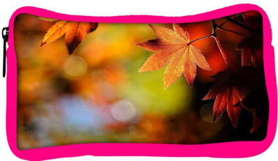 

Snoogg Eco Friendly Canvas Autumn Leaves In Trees Designer Student Pen Pencil Case Coin Purse Pouch Cosmetic Makeup Bag (PINK) Pouch(Multicolor)