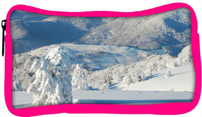 

Snoogg Eco Friendly Canvas Snow Trees Designer Student Pen Pencil Case Coin Purse Pouch Cosmetic Makeup Bag (PINK) Pouch(Multicolor)