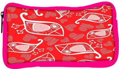 

Snoogg Eco Friendly Canvas Abstract Pouch(Multicolor)