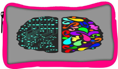 

Snoogg Eco Friendly Canvas Logic And Creative Brain 2412 Student Pen Pencil Case Coin Purse Pouch Cosmetic Makeup Bag (PINK) Pouch(Multicolor)