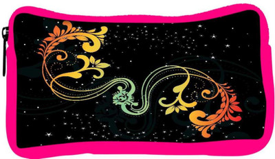 

Snoogg Eco Friendly Canvas Creative Artwork With Shiny Background Student Pen Pencil Case Coin Purse Pouch Cosmetic Makeup Bag (PINK) Pouch(Multicolor)