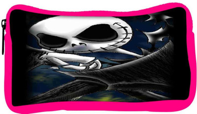 

Snoogg Eco Friendly Canvas Naughty Ghost Designer Student Pen Pencil Case Coin Purse Pouch Cosmetic Makeup Bag (PINK) Pouch(Multicolor)