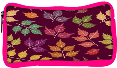 

Snoogg Eco Friendly Canvas A Seamless Pattern With Leaf Student Pen Pencil Case Coin Purse Pouch Cosmetic Makeup Bag (PINK) Pouch(Multicolor)