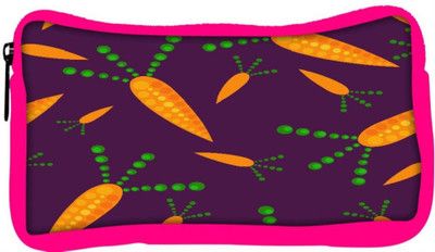 

Snoogg Eco Friendly Canvas Carrot Designer Student Pen Pencil Case Coin Purse Pouch Cosmetic Makeup Bag (PINK) Pouch(Multicolor)