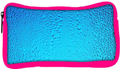 

Snoogg Eco Friendly Canvas Blue Water Drops Designer Student Pen Pencil Case Coin Purse Pouch Cosmetic Makeup Bag (PINK) Pouch(Multicolor)