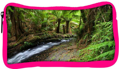 

Snoogg Eco Friendly Canvas Lake In Jungle Designer Student Pen Pencil Case Coin Purse Pouch Cosmetic Makeup Bag (PINK) Pouch(Multicolor)