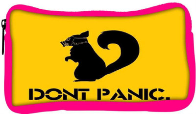 

Snoogg Eco Friendly Canvas Dont Panic Funny 2772 Student Pen Pencil Case Coin Purse Pouch Cosmetic Makeup Bag (PINK) Pouch(Multicolor)