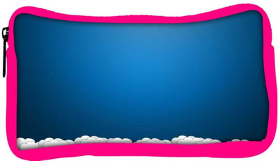 

Snoogg Eco Friendly Canvas Blue And White Clouds Designer Student Pen Pencil Case Coin Purse Pouch Cosmetic Makeup Bag (PINK) Pouch(Multicolor)