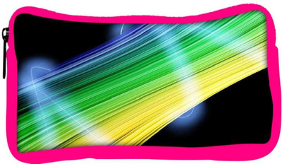 

Snoogg Eco Friendly Canvas Abstract Multicolor Design Designer Student Pen Pencil Case Coin Purse Pouch Cosmetic Makeup Bag (PINK) Pouch(Multicolor)