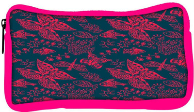 

Snoogg Eco Friendly Canvas Red Buttefly Designer Student Pen Pencil Case Coin Purse Pouch Cosmetic Makeup Bag (PINK) Pouch(Multicolor)
