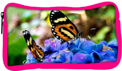 

Snoogg Eco Friendly Canvas Butterfly In Blue Flower Designer Student Pen Pencil Case Coin Purse Pouch Cosmetic Makeup Bag (PINK) Pouch(Multicolor)