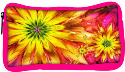 

Snoogg Eco Friendly Canvas Bright Fractal Daisies 2597 Student Pen Pencil Case Coin Purse Pouch Cosmetic Makeup Bag (PINK) Pouch(Multicolor)