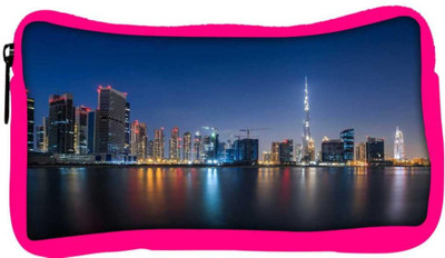 

Snoogg Eco Friendly Canvas White Burj Khalifa Designer Student Pen Pencil Case Coin Purse Pouch Cosmetic Makeup Bag (PINK) Pouch(Multicolor)