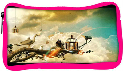 

Snoogg Eco Friendly Canvas Creative Wallpaper Ideas Designer Student Pen Pencil Case Coin Purse Pouch Cosmetic Makeup Bag (PINK) Pouch(Multicolor)