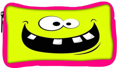 

Snoogg Eco Friendly Canvas Funny Broken Teeth Student Pen Pencil Case Coin Purse Pouch Cosmetic Makeup Bag (PINK) Pouch(Multicolor)