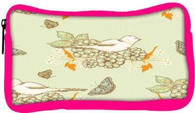 

Snoogg Eco Friendly Canvas White Birds Designer Student Pen Pencil Case Coin Purse Pouch Cosmetic Makeup Bag (PINK) Pouch(Multicolor)