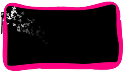 

Snoogg Eco Friendly Canvas Black And White Leaves Designer Student Pen Pencil Case Coin Purse Pouch Cosmetic Makeup Bag (PINK) Pouch(Multicolor)