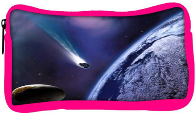 

Snoogg Eco Friendly Canvas Space Trip Student Pen Pencil Case Coin Purse Pouch Cosmetic Makeup Bag (PINK) Pouch(Multicolor)