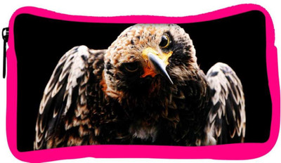 

Snoogg Eco Friendly Canvas Angry Eagle Designer Student Pen Pencil Case Coin Purse Pouch Cosmetic Makeup Bag (PINK) Pouch(Multicolor)