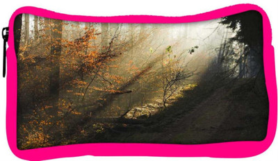 

Snoogg Eco Friendly Canvas Dark Forest Designer Student Pen Pencil Case Coin Purse Pouch Cosmetic Makeup Bag (PINK) Pouch(Multicolor)