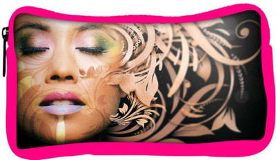 

Snoogg Eco Friendly Canvas Beautiful Woman Face Artistic Designer Student Pen Pencil Case Coin Purse Pouch Cosmetic Makeup Bag (PINK) Pouch(Multicolor)