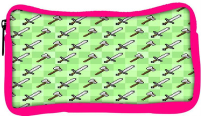 

Snoogg Eco Friendly Canvas Axe And Sword Designer Student Pen Pencil Case Coin Purse Pouch Cosmetic Makeup Bag (PINK) Pouch(Multicolor)