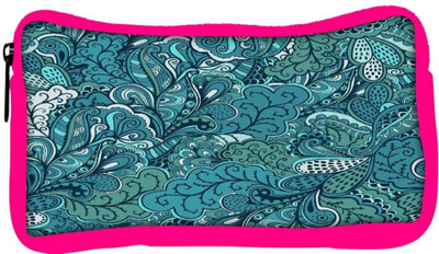 

Snoogg Eco Friendly Canvas Abstract Green Leaves Designer Student Pen Pencil Case Coin Purse Pouch Cosmetic Makeup Bag (PINK) Pouch(Multicolor)