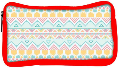 

Snoogg Eco Friendly Canvas Light Blue Aztec Student Pen Pencil Case Coin Purse Pouch Cosmetic Makeup Bag (RED) Pouch(Multicolor)