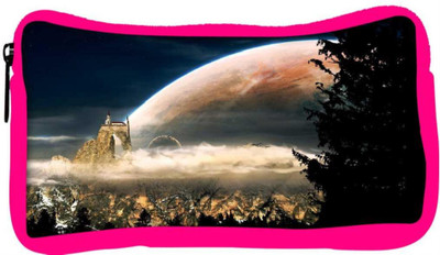 

Snoogg Eco Friendly Canvas Fantasy Landscape Church Designer Student Pen Pencil Case Coin Purse Pouch Cosmetic Makeup Bag (PINK) Pouch(Multicolor)